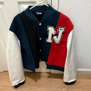 Nike x Yoon Varsity Oversized Wool Leather Women’s Jacket